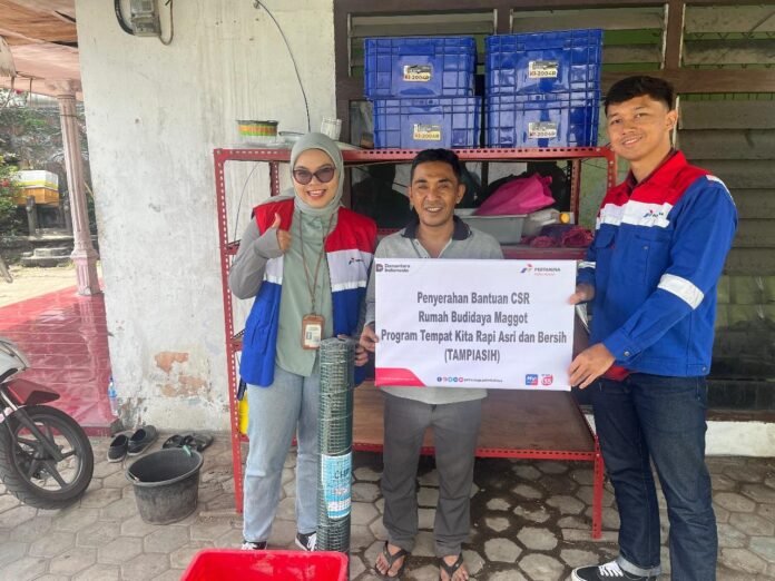 Revitalisasi Rumah Budi Daya Maggot Pertamina Buka Peluang Usaha dan Kurangi Sampah Organik