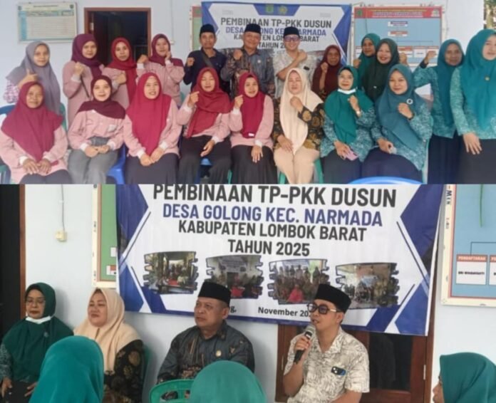 TP-PKK Desa dan Pemdes Golong Gelar Pembinaan PKK di Lima Dusun