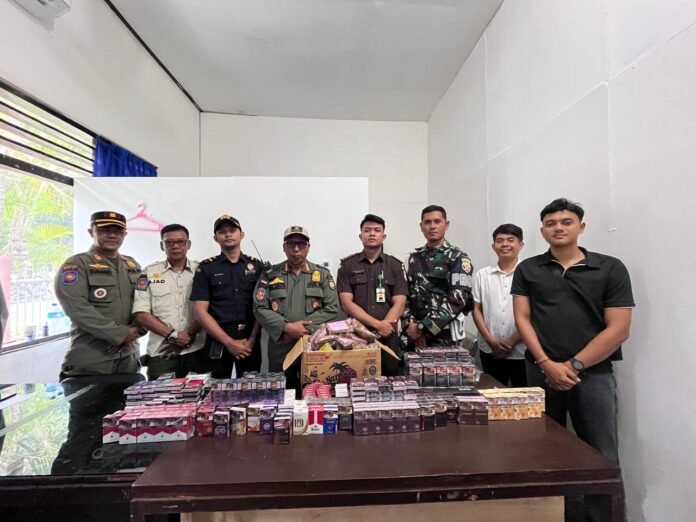 Hanya Empat Hari, Tim Gabungan Sita 6.920 Batang Rokok Ilegal