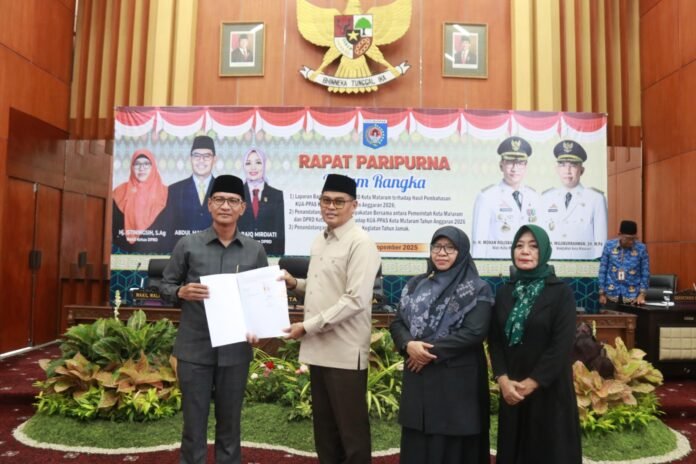 DPRD dan Pemkot Mataram Tandatangani Kesepakatan KUA-PPAS Tahun Anggaran 2026