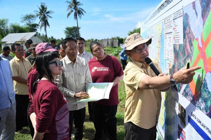 Wamen Diktisaintek Tertarik Lokasi Pembangunan Sekolah Garuda di Pringgabaya