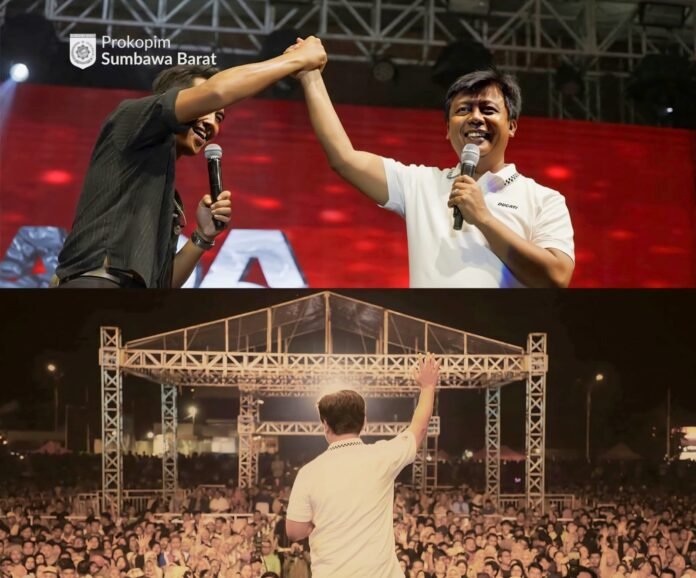 ADA Band Meriahkan Puncak Harlah Ke-22 KSB, Bupati Amar: KSB Maju karena Kita Bersama