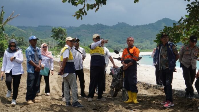 Diduga Belum Kantongi Izin PBG, Tim PU Lobar Setop Sementara Pembangunan Marina Bay