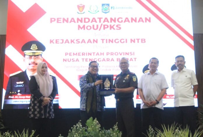 Pelatihan Peserta Pidana Sosial, Jamkrindo Berkolaborasi dengan Kejagung dan Pemprov NTB