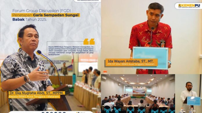 BBWS NT I Matangkan Penetapan Garis Sempadan “Sungai Babak”