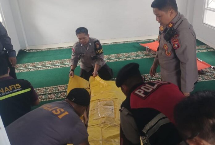 Pria Paruh Baya Ditemukan Meninggal di Musala SPBU Lingkar Selatan Kota Mataram