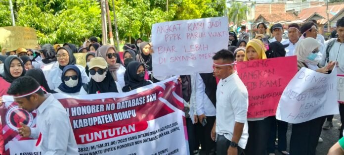 Aliansi Honorer Non-Database Dompu Tuntut Diangkat Jadi PPPK Paruh Waktu