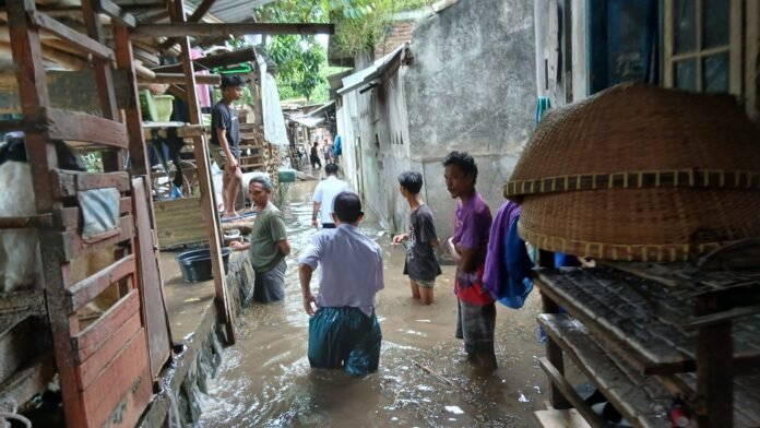 Sungai Ancar Meluap, Tiga Lingkungan di Mataram Terendam Banjir