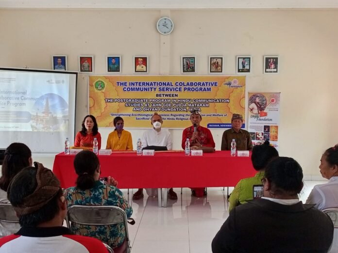 Pascasarjana IAHN Gde Pudja Mataram Gelar Pengabdian kepada Masyarakat Skala Internasional