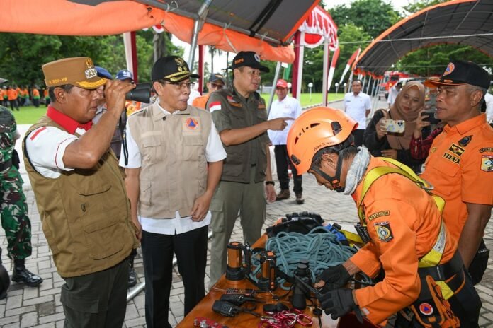 Lotim Gelar Apel Siaga Hadapi Ancaman Bencana Hidrometeorologi