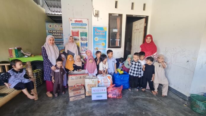 Bantu Korban Banjir Sumatra, KB-PAUD GAN Tanamkan Kepedulian Sosial Sejak Dini