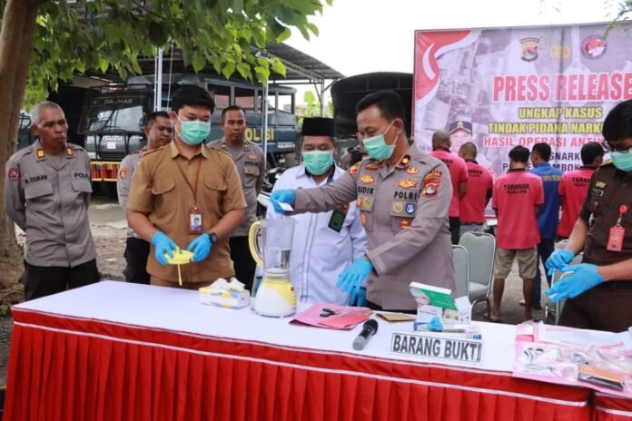 Operasi Antik 2025, Satresnarkoba Polres Lombok Timur Ungkap 11 Kasus Narkoba