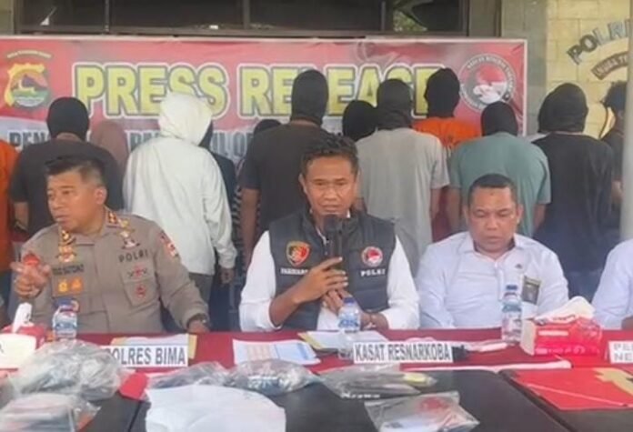 Operasi Antik Rinjani 2025, Polres Bima Ungkap Puluhan Gram Sabu