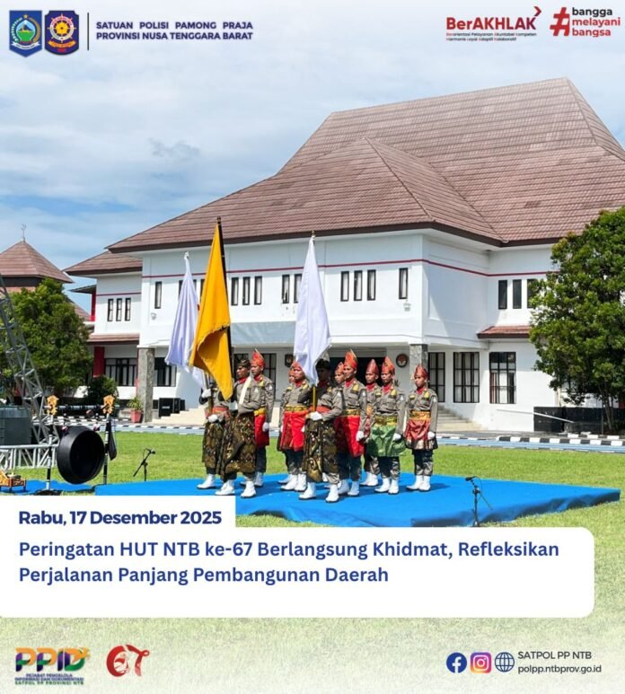 Peringatan HUT Ke-67 NTB Berlangsung Khidmat, Refleksikan Perjalanan Panjang Daerah