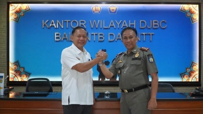 Kasat Pol PP NTB dan Bea Cukai Balinusra Samakan Langkah Perkuat Pengawasan Rokok Ilegal