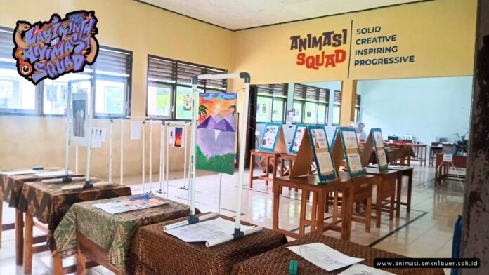 Awal Tradisi Karya Siswa, Jurusan Animasi SMKN 1 Buer Gelar Pameran Perdana