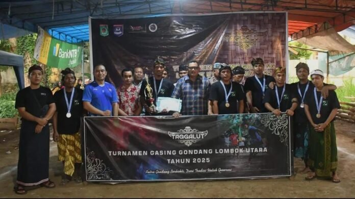 Lestarikan Budaya, Wabup Lombok Utara Minta Turnamen Gasing Jadi Event Tahunan
