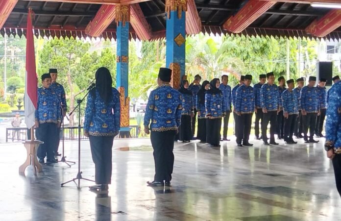 Momentum HUT Korpri di Lobar, Bupati LAZ Tekankan Jajaran ASN Harus Adaptif, Humanis, dan Berintegritas