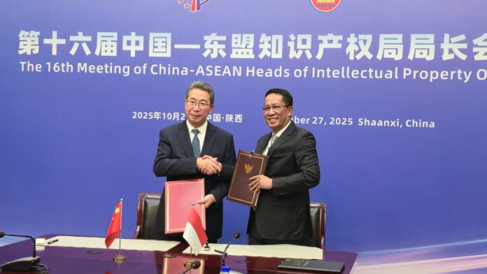 Menkum Bertemu Perwakilan China-ASEAN, Sorot Inisiasi Indonesia tentang Royalti