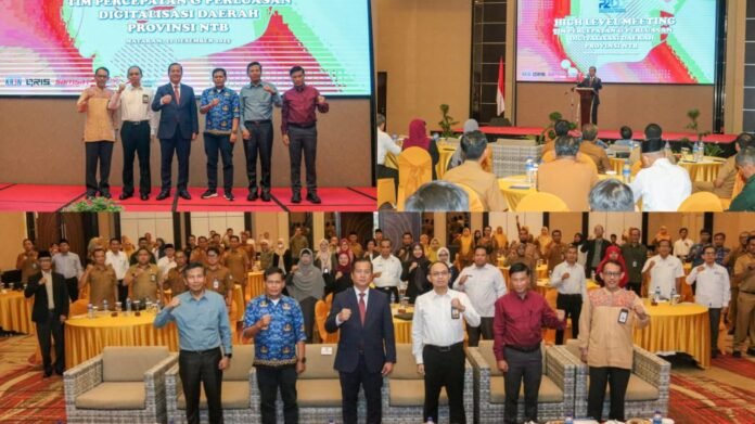 ‘’High Level Meeting’’ TP2DD Provinsi NTB, Langkah Strategis dalam Memperkuat Transformasi Digital di Daerah