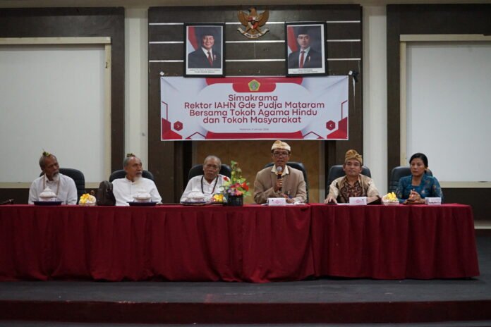 Lewat “Simakrama”, Rektor IAHN Gde Pudja Mataram Perkuat Sinergi dengan Tokoh Agama dan Masyarakat