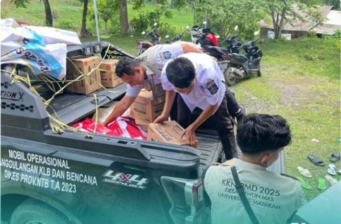 Pemprov NTB Bergerak Cepat, Gubernur dan Kadinkes Dampingi Warga Korban Banjir