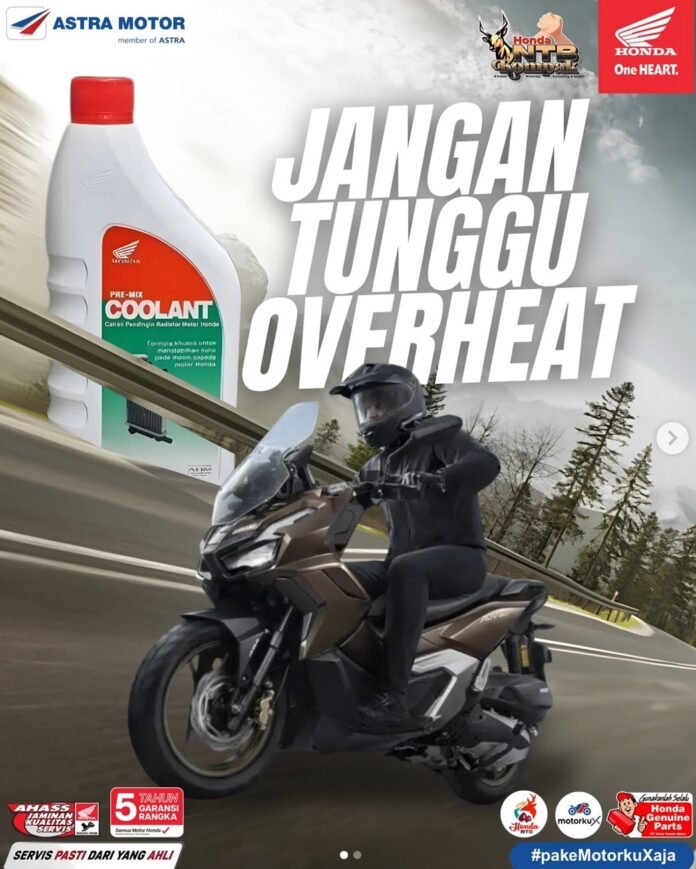 Awas Mesin Overheat, Ini Tanda Air Radiator Motor Perlu Diganti