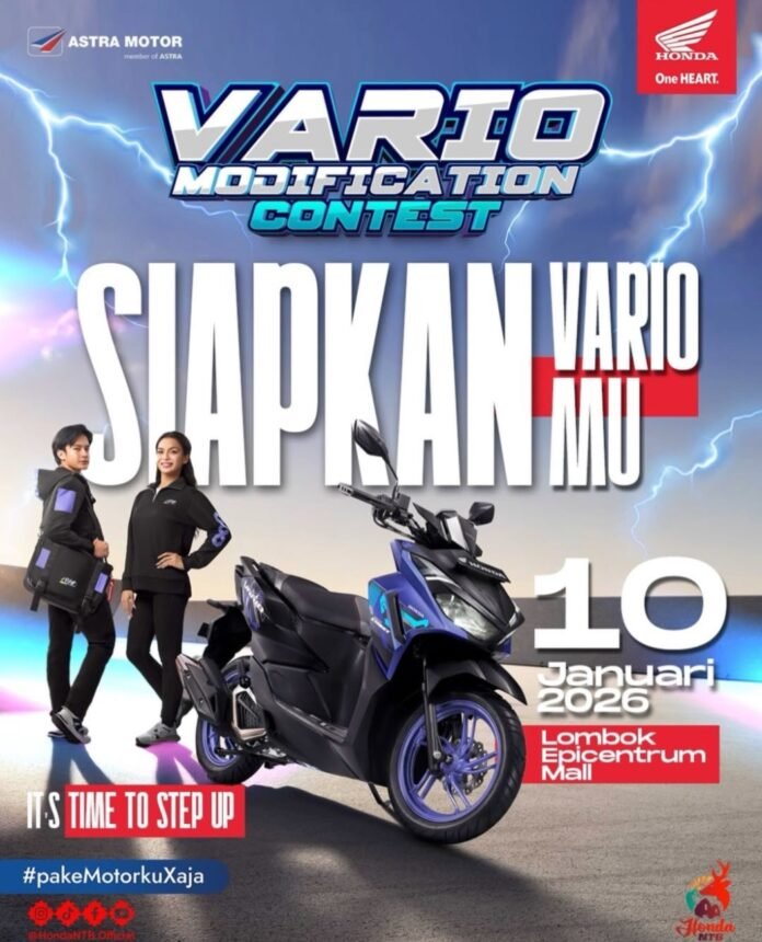 Astra Motor NTB Gelar Vario Modification Contest di Mataram