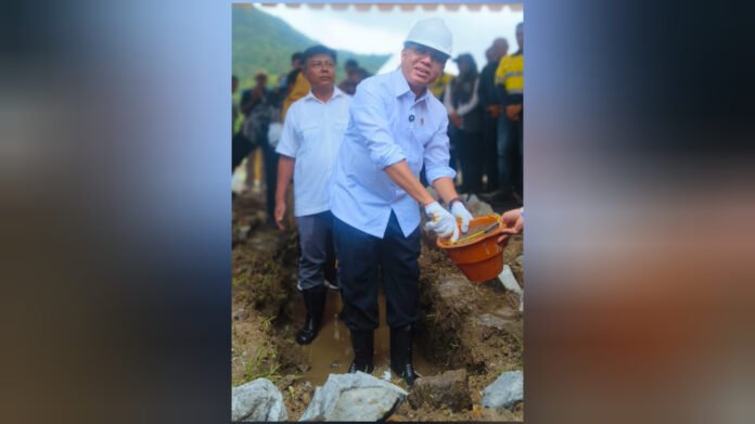 Menteri Yassierli Lakukan Peletakan Batu Pertama Pembangunan BLK KSB