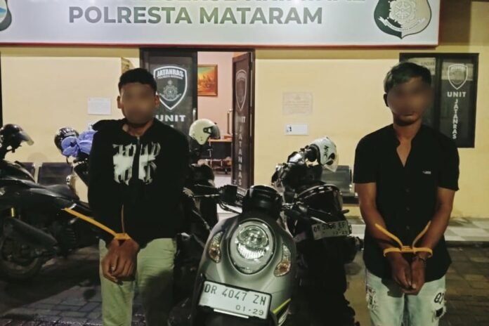 Polisi Tangkap Terduga Pelaku Pencurian Motor di Kos-kosan Mataram