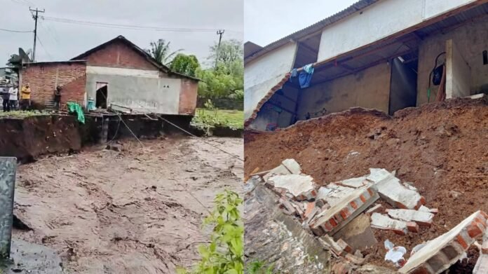 Dampak Cuaca Ekstrem, Rumah di Sekotong Rusak, Satu Unit Rumah di Dompu Tergerus Banjir