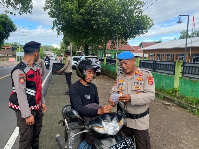 Tahap Awal Operasi Keselamatan Rinjani, Polres Lombok Utara Kedepankan Edukasi Humanis