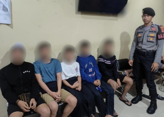 Perang Petasan, Lima Remaja Diamankan Polresta Mataram