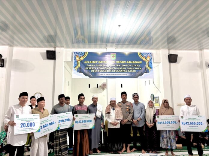 Komitmen Nyata Pemda Lombok Utara, 20.000 Pekerja Rentan Diberikan Perlindungan Jaminan Sosial