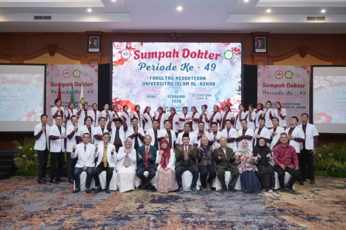 FK Unizar Kukuhkan 40 Dokter Baru, Teguhkan Komitmen Dokter Rahmatan Lil ‘Alamin