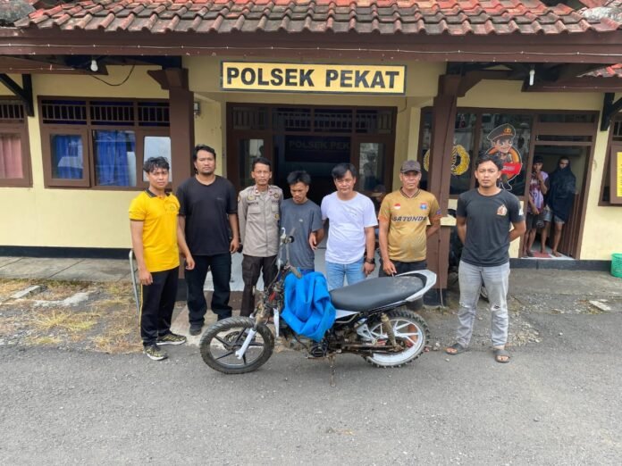 Polsek Pekat Berhasil Bekuk Pelaku Curanmor