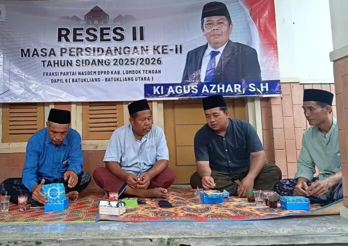 Reses Anggota DPRD Lombok Tengah Ki Agus Azhar di Dusun Lembok Diapresiasi