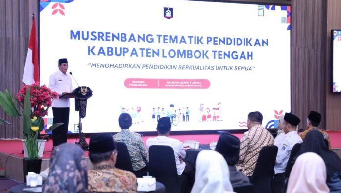 Rumuskan Solusi Persoalan Pendidikan, Loteng Gelar Musrenbang Tematik Pendidikan