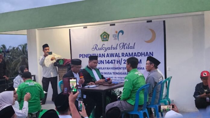 Hilal Awal Ramadan di Lombok Tidak Terlihat