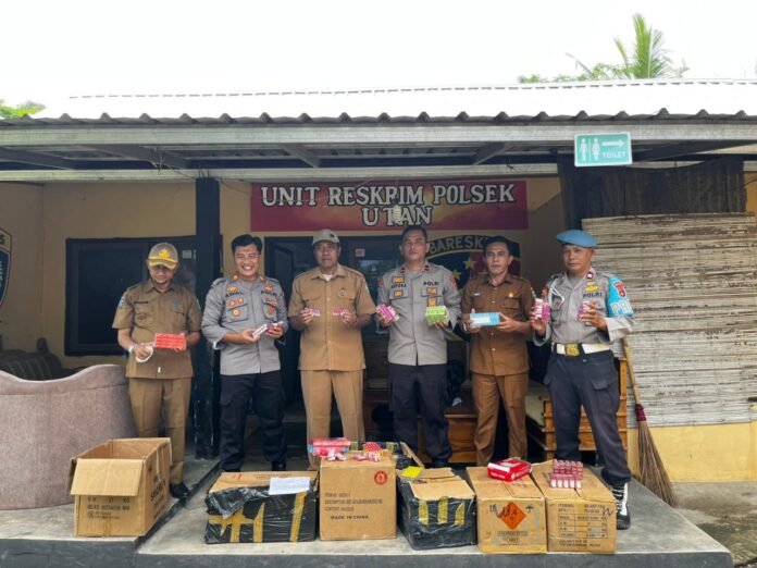 Aparat Gabungan Sita Puluhan Petasan Berbagai Jenis