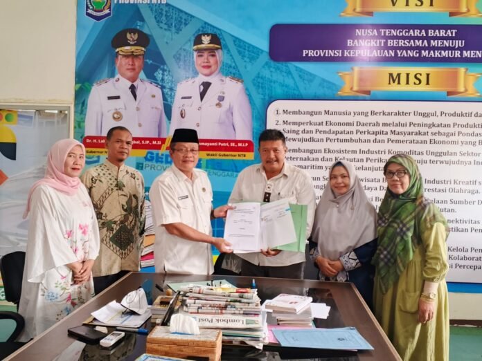 Dinas Perpustakaan dan Kearsipan NTB Jalin Kerja Sama dengan Suara NTB