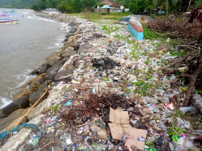 Warga Butuh TPA, Sampah Plastik Menumpuk di Sepanjang Pantai Sekotong