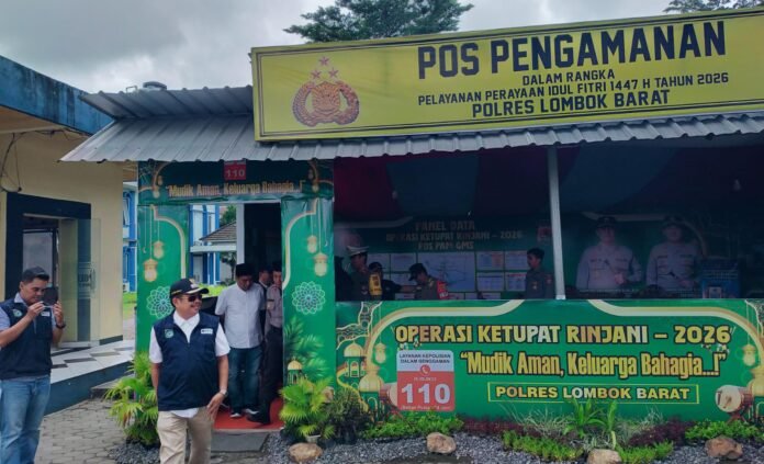 Pantau Pospam Lebaran, Bupati Lombok Barat Tekankan Keselamatan Prioritas Utama