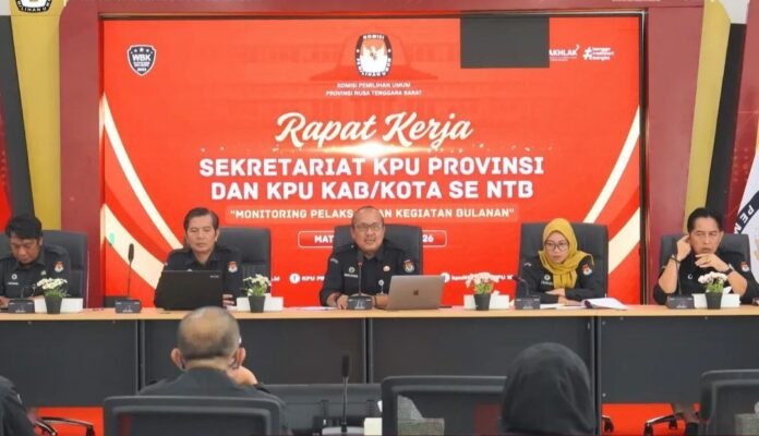 KPU NTB Dorong Jajaran Tetap Produktif dan Inovatif