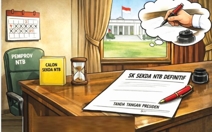 Pelantikan Sekda Definitif NTB Tunggu Tanda Tangan Presiden