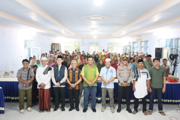 Kolaborasi dengan STM, PWI Dompu Santuni Anak Yatim dan Kaum Dhuafa