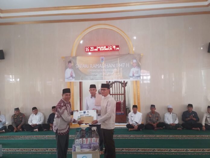Safari Ramadan, Wali Kota Tekankan Orang Tua Beri Contoh Bagi Generasi Muda