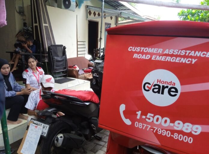 Honda Care Astra Motor Ampenan Tancap Gas Layani Konsumen hingga Depan Rumah