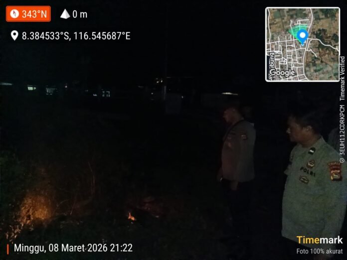 Warga Sembalun Bumbung Bakar Motor Terduga Maling Alpukat