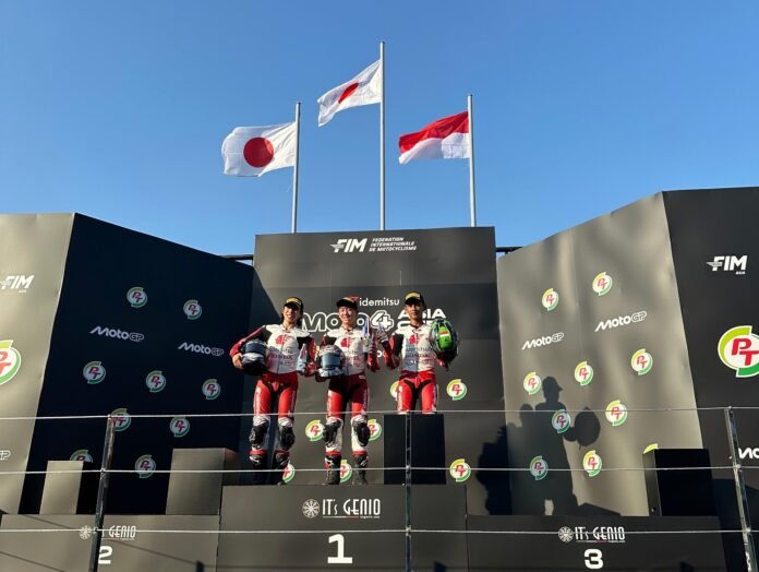 Pebalap Muda Astra Honda Tampil Kencang di Laga Pembuka Moto4 Asia Cup Buriram